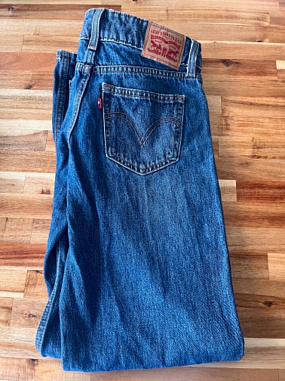 Levi's Super-low Blue Denim Jeans